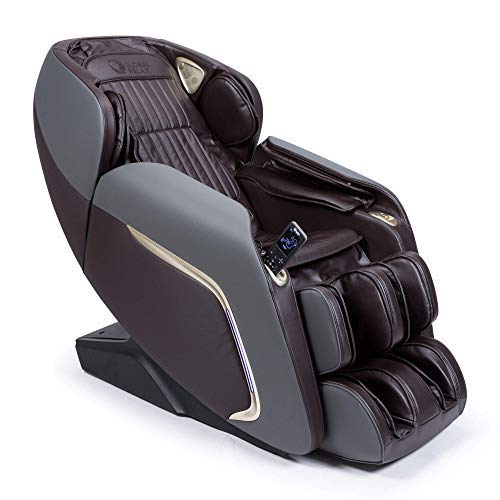 Ananda® Massagesessel 2D+ - Braun (Modell 2023) - 12 professionelle Massage- und Drucktherapie-Programme - Thermotherapie - Schwerkraft- undNull-Raumtechnologie - Bluetooth 3D-Surround-Sound - USB