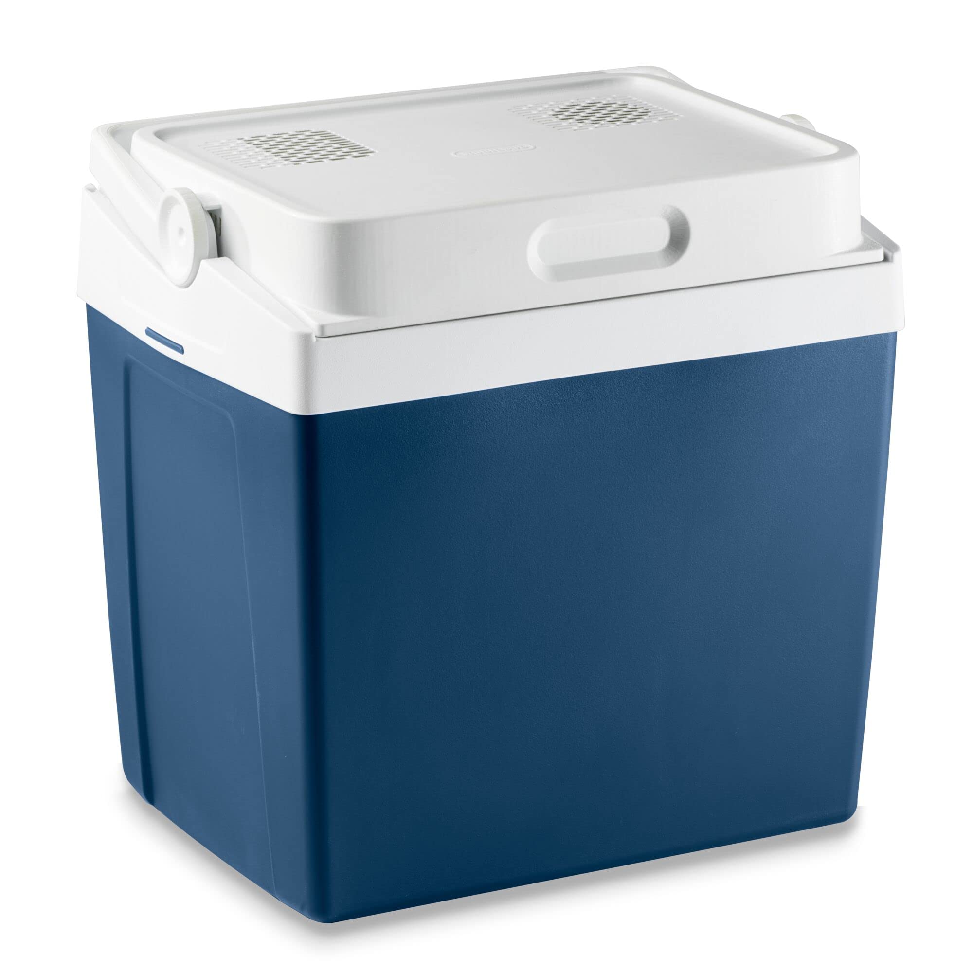 Mobicool Elektrische Kühlbox MV26 DC, elektrisch, tragbar, blau, Fassungsvermögen 25 l, 12-V-Anschluss für Zigarettenanzünder, Kühlung bis zu 17 °C unter Raumtemperatur