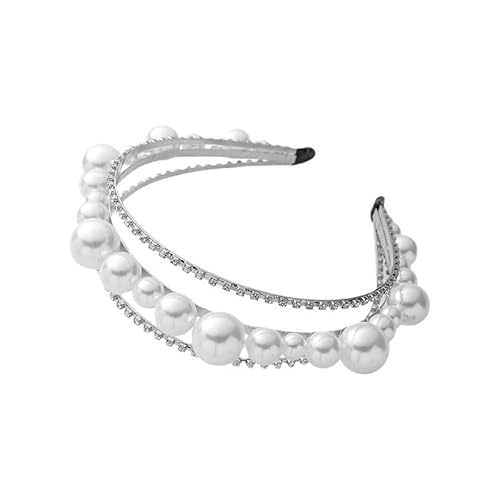 Stirnbänder für Frauen Perlen Haarband Stirnband Kreative Hochzeit Braut Kopfschmuck Haarreifen