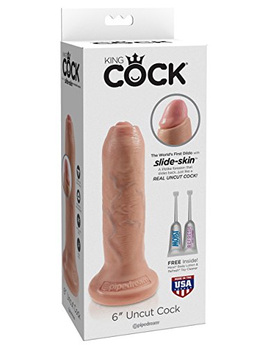 King Cock Uncut Flesh, 6 inches