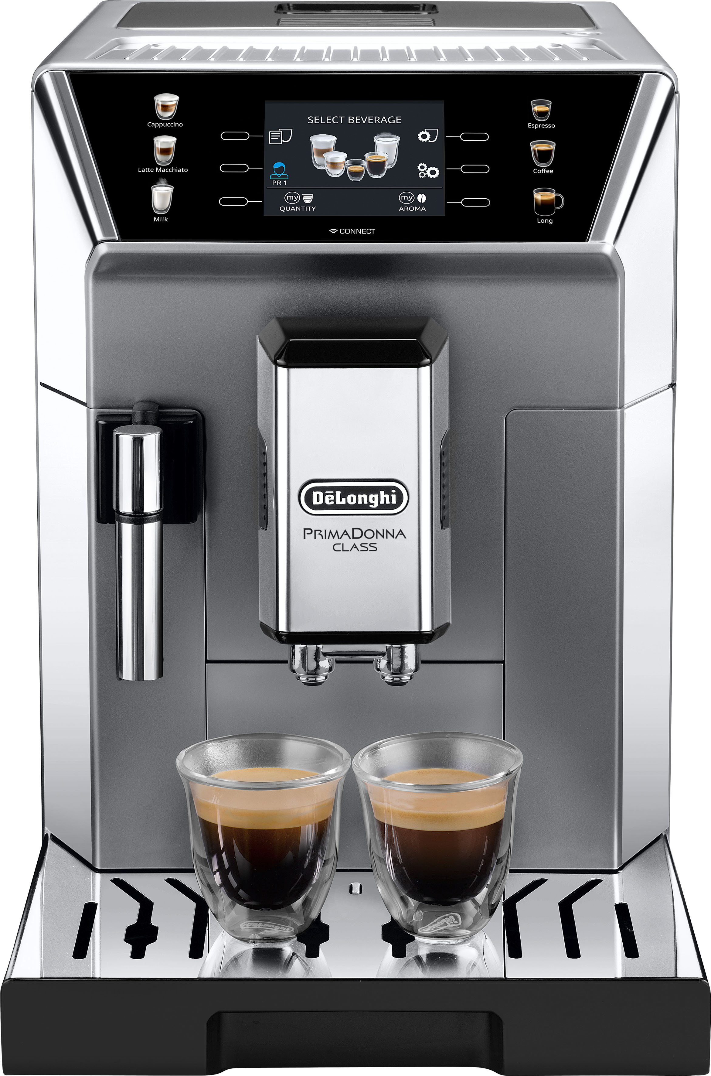 DeLonghi Kaffeevollautomat "PrimaDonna Class ECAM 550.85.MS, silber" 2