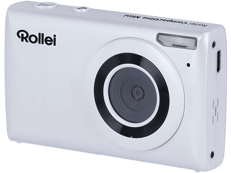 ROLLEI Compactline Mini Digitale Kompaktkamera Weiß, nicht vorhanden opt. Zoom
