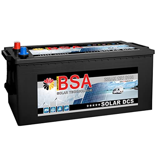 Solarbatterie 12V 220Ah Boot Wohnmobil Versorgungsbatterie wartungsfrei 180Ah 190Ah