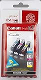 Canon Tintenpatrone CL-521 C/M/Y - Original für Tintenstrahldrucker