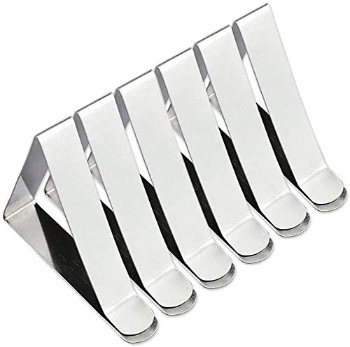 Tischdeckenhalter Einstellen der Tischdeckenclips Tischdeckenklemmen aus Edelstahl Tischdeckenclip (Öffnungsmaß 5 cm)