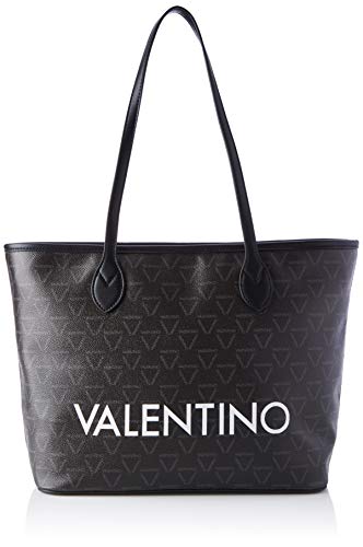 Valentino Bags Damen LIUTO Tote, Braun (Nero Multicolor), 15x29x39 cm (B x H x T)