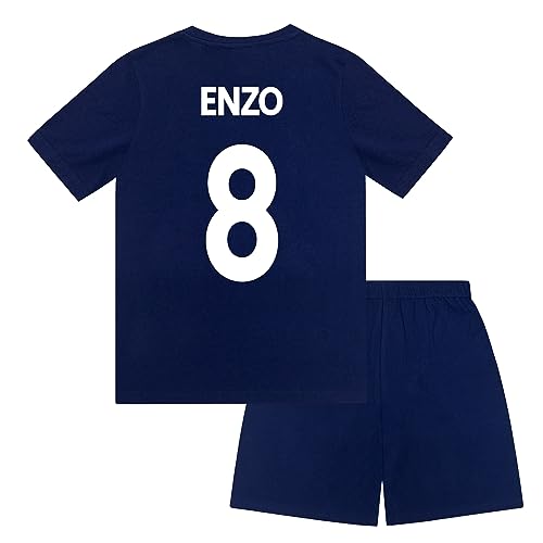 Chelsea FC - Jungen Schlafanzug - Offizielles Merchandise - Geschenk für Fußballfans - Blau - Blau Enzo - 10-11 Jahre