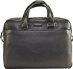 Piquadro, Modus Aktentasche Leder 40 Cm Laptopfach in schwarz, Businesstaschen für Herren 2