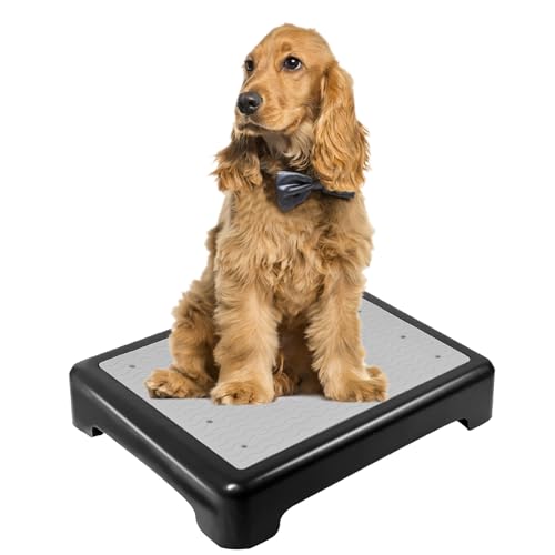 YEXEXINM Hundetraining-Platzbrett mit rutschfester Oberfläche, Hundeplattform für Training, tragbare Hunde-Agility-Plattform, Hundetrainingsständer, Hundetrainingsgeräte geeignet für kleine,