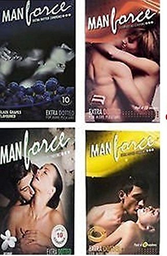 Manforce Condoms Multi Flavoured combo 40 pc Concealed Shipping(Ship from India)