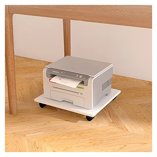MaGiLL Druckerständer-Regal unter dem Schreibtisch, Druckerständer, beweglicher Drucker-Kopierer-Ständer mit 4 Lenkrollen, Büro unter dem Schreibtisch, CPU-Halter, Pflanzentablett-Unterst