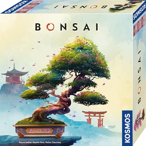 KOSMOS 684259 Bonsai, Taktisches Brettspiel mit einfachen Regeln und viel Spieltiefe, Gesellschaftsspiel für 1-4 Personen ab 10 Jahren,