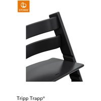 Tripp Trapp - Mitwachsender Baby- und Kinderhochstuhl - Rückt das Baby an den Esstisch und in das Zentrum der Familie - Holzart: Buchenholz - Farbe: Black