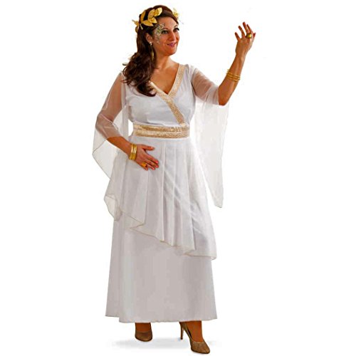 Kostüm Griechin Athena Gr. 42- 48 Kleid weiß Antike Fasching Römerin (42)