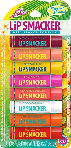 Lip Smacker Tropical Flavors 8 piece count by Unknown