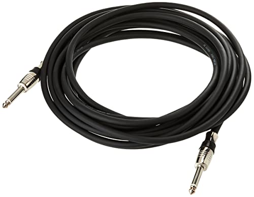 Ibanez NS20 2 Straight Plugs Guitar Instrument Cable, 20 ft