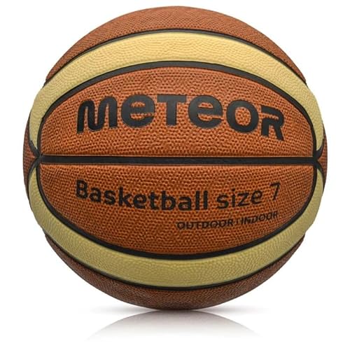 Meteor Basketball Ball Cellular 7 10102 Ball, Erwachsene, Unisex, Mehrfarbig (Mehrfarbig), Einheitsgröße