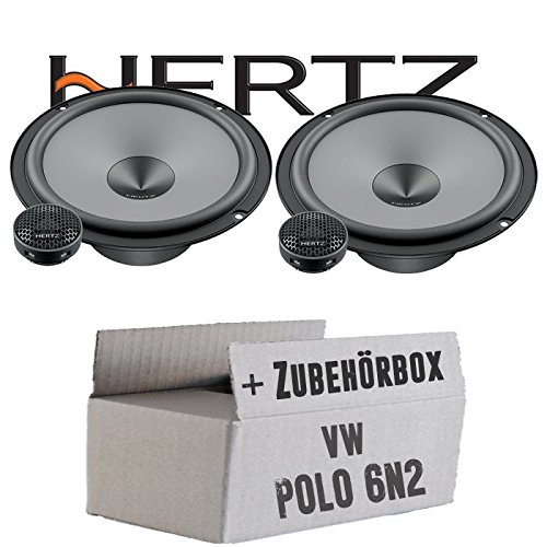 Hertz K 165 - KIT - 16,5cm Lautsprecher Komposystem - Einbauset für VW Polo 6N2 - justSOUND