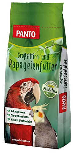 Panto Papageienfutter mit Nüssen & Pluramin 20 kg, 1er Pack (1 x 20 kg)