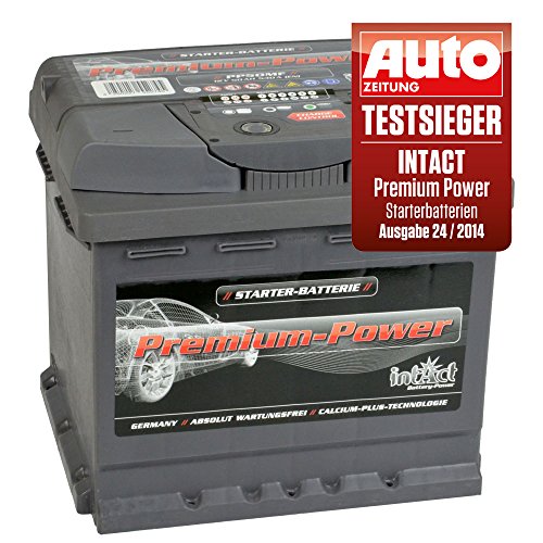 intact Premium Power PP50MF Autobatterie 12V 50Ah Testsieger GTÜ 2014