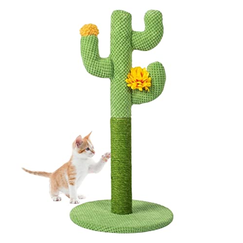 Kaktus-Kratzbaum, multifunktionaler vertikaler Kaktus-Katzenbaum, Kaktus-Klettergerüst, schönes stabiles Design, Katzenkratzen für kleine Katzen