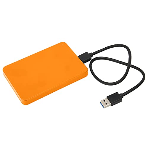 ciciglow Externe Festplatte USB 3.0, für PC Laptop Mobile Plug-and-Play-Festplatte Ultraschnelle Datenübertragungen 160 GB 250 GB 320 GB 500 GB 1 TB Optional(Orange 500 GB)