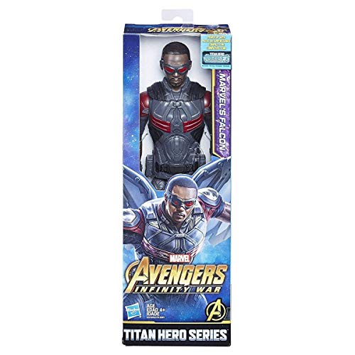Hasbro Marvel Avengers Infinity War - E2219 - Titan Hero Series - Marvel’s Falcon mit Power FX Port