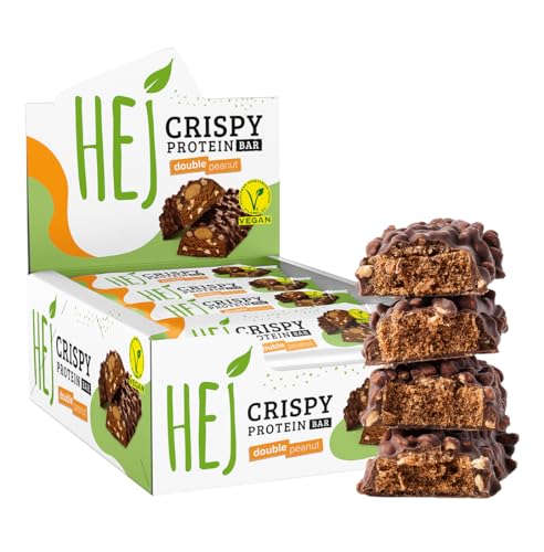 HEJ Vegan Crispy | Double Peanut – 12 x 45g