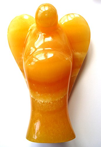 Engel Schutzengel Calcit orange 20 cm