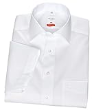 Olymp Luxor Herren Modern Fit Hemd, 0300/12/00, Halbarm, Weiß, 47