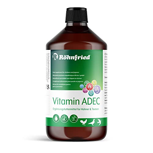 Röhnfried Vitamin ADEC - Zur zusätzlichen Vitaminversorgung für alle Tiere (1000 ml)