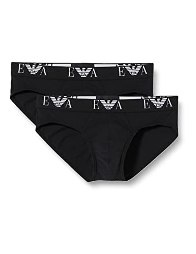 Emporio Armani Underwear Herren 111321CC715 Slip, Schwarz Nero 07320), X-Large