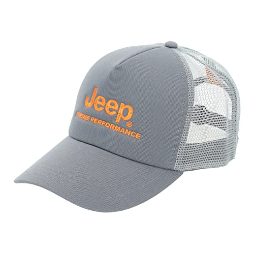 Jeep O102630-J874 XP Man MESH Cap Xtreme Performance Embroidery JX22A Castlerock/Sun Orang Uni