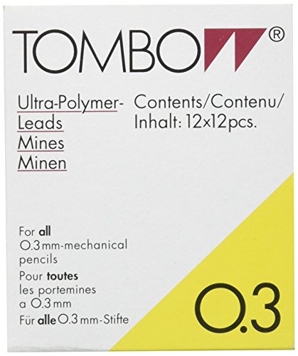 Tombow ex-03p-h – Box 12 Tuben mit 12 Minen, 0.3 mm
