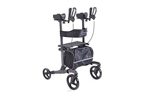 ROLLATOR PIEGHEVOLE STAHL 4 RÄDER ANTIBRACHIALE - RP551 Mod. Saturno