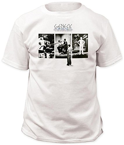 Genesis - - Herren Down On Broadway-T-Shirt, Large, White