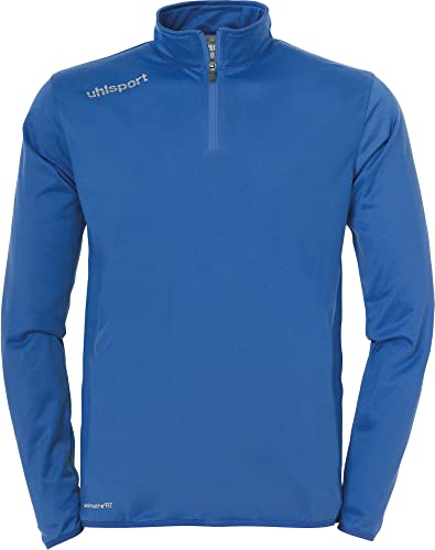 uhlsport Herren Essential 1/4 Zip Top Sweatshirt, azurblau/Weiß, M