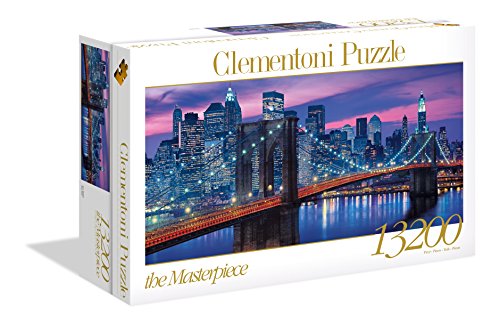 Clementoni 38009 New York – Puzzle 13200 Teile, High Quality Collection, Geschicklichkeitsspiel für die ganze Familie, farbenfrohes Legespiel, Erwachsenenpuzzle ab 9 Jahren
