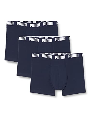 PUMA Mens Everyday Boxer Briefs, Navy, XL