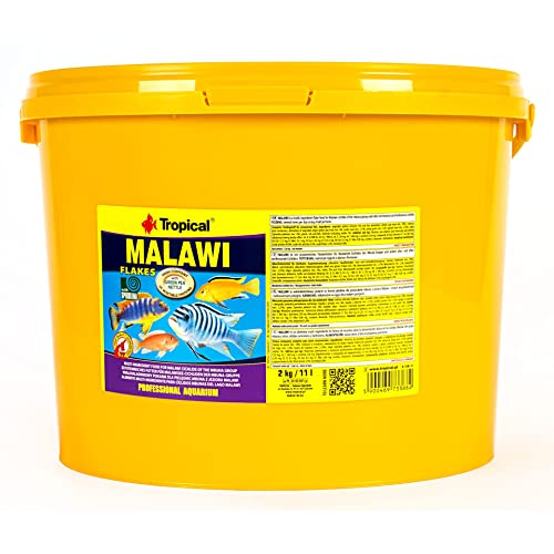 Tropical Malawi Flockenfutter für Malawisee-Cichliden, 1er Pack (1 x 11 l)