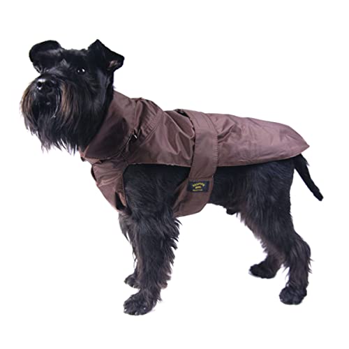 Fashion Dog Hundemantel mit Kunstpelz-Futter - Braun - 30 cm