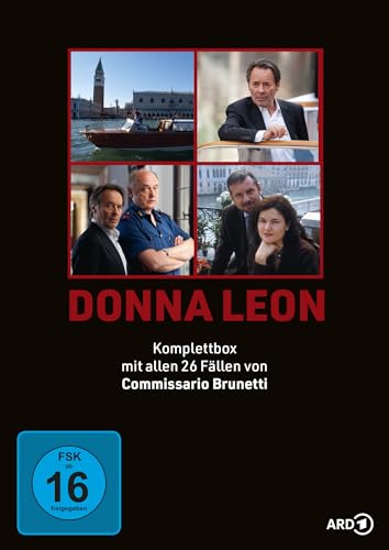 Donna Leon: Commissario Brunetti - Komplettbox (26 [13 DVDs]