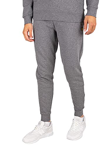 Lyle & Scott Herren Dünne Jogger, Schwarz, L