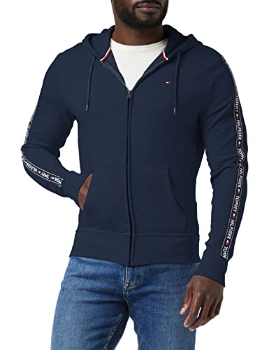 Tommy Hilfiger Herren Hoody Ls Hwk Kapuzenjacke, Blau (Navy Blazer 416), Small