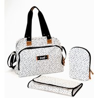 BABY ON BOARD Wickeltasche Urban Dots