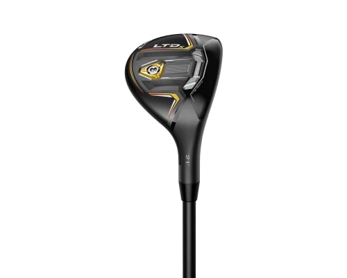 Cobra Golf 2022 LTDX Hybrid Matte Black-Gold Fusion (Herren, rechte Hand, KBS PGI 75, Reg Flex, 5h-24)