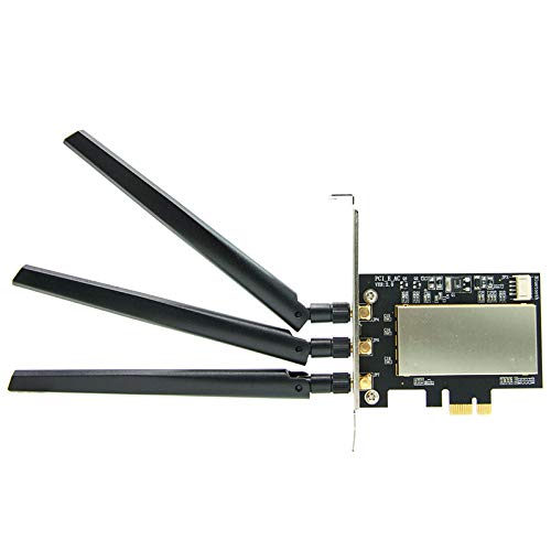 für Broadcom Bcm94360CSAX Bcm943602CS Bcm94331CSAX Adapter PCI-E Desktop WLAN + Antenne für WiFi-Karte