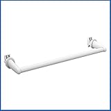 Handtuchstange Handtuchhalter für Badheizkörper Länge 370 mm. (Weiß)