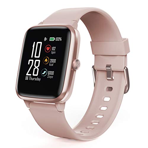 Smartwatch Fit Watch 5910", Full-Touch, integr. GPS, wasserdicht, Rosé