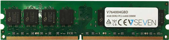 V7 V764004GBD Desktop DDR2 DIMM Arbeitsspeicher 4GB (800MHZ, CL5, PC2-6400, 240pin, 1.8 Volt)